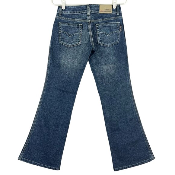 CDN JEANS Canadian Club Women's Blue Denim Jeans Sz 29 Boot Cut Stretch Mid Rise - Picture 2 of 11